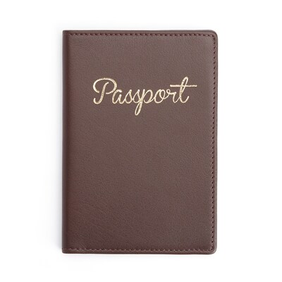 Royce Leather Chic RFID Blocking Passport Travel Document Organizer (RFID-201-COCO-5)