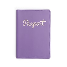 Royce Leather Chic RFID Blocking Passport Travel Document Organizer (RFID-201-PUR-5)