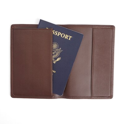 Royce Leather RFID Blocking Passport Travel Document Organizer (RFID-203-CO-5)