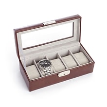 Royce Leather Luxury 5 Watch Display Case(971-BT-AR)