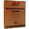 JAM Paper Metallic Colored Paper, 80 lbs., 8.5 x 11, Copper Stardream, 100 Sheets/Pack (173SD8511C