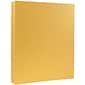 JAM Paper Metallic Colored Paper, 32 lbs., 8.5" x 11", Gold Stardream, 25 Sheets/Pack (173SD8511GO120B)