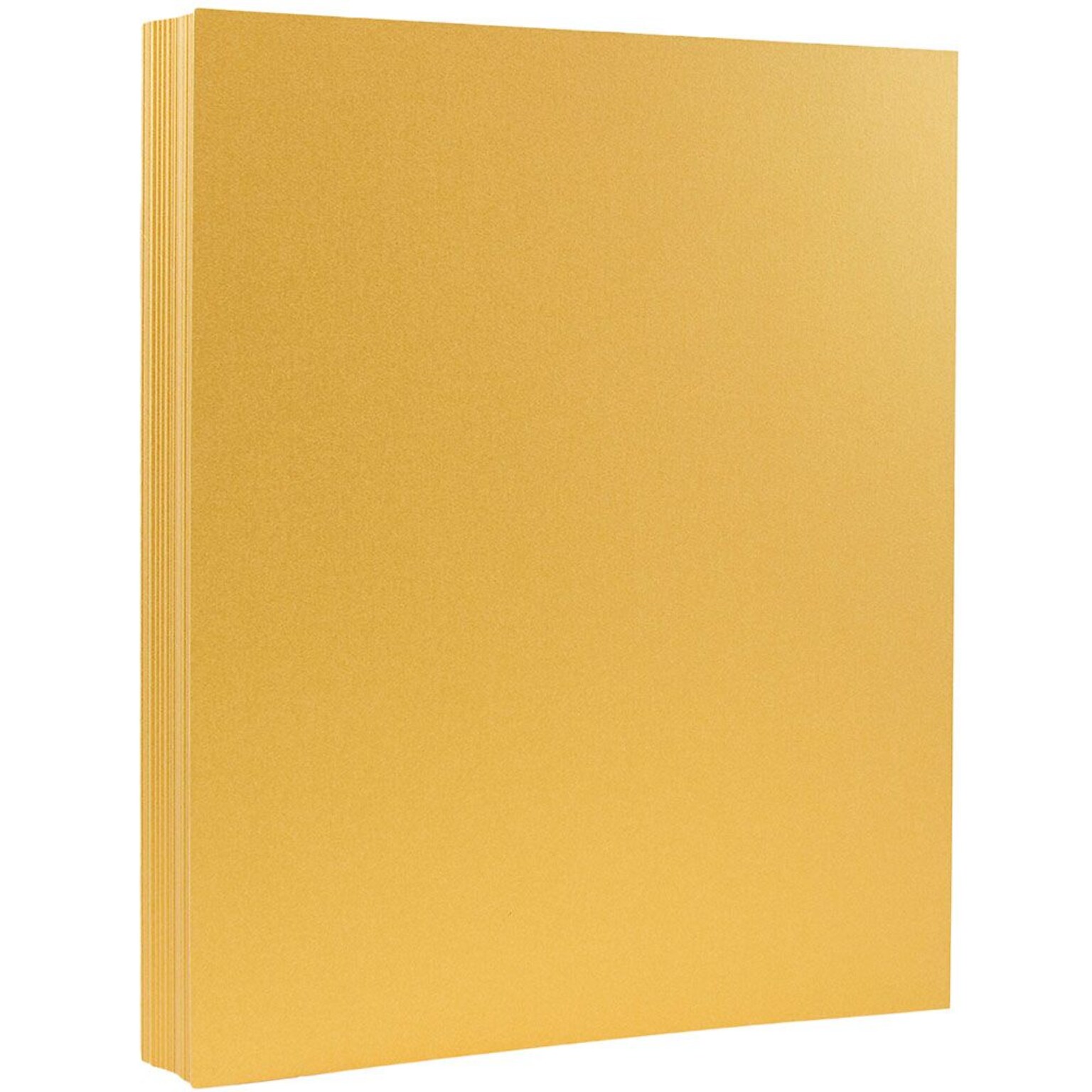 JAM Paper Metallic Colored 8.5 x 11 Copy Paper, 32 lbs., Gold Stardream, 25 Sheets/Pack (173SD8511GO120B)