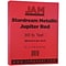 JAM Paper Metallic Colored Paper, 32 lbs., 8.5 x 11, Jupiter Red Stardream, 25 Sheets/Pack (173SD8