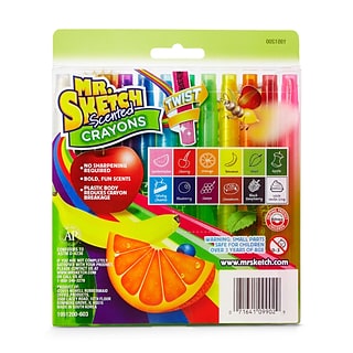 Mr. Sketch Scented Twistable Crayons, 12/Pack (1951200)