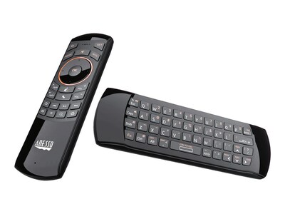 Adesso® Wireless Remote/Keyboard for HTPC/Smart TVs (WKB-4030UB)