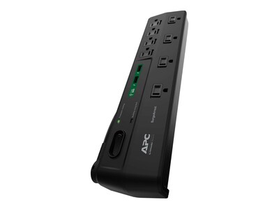 APC 6 ft. 8-Outlet SurgeArrest Surge Protector, Black (P8U2)