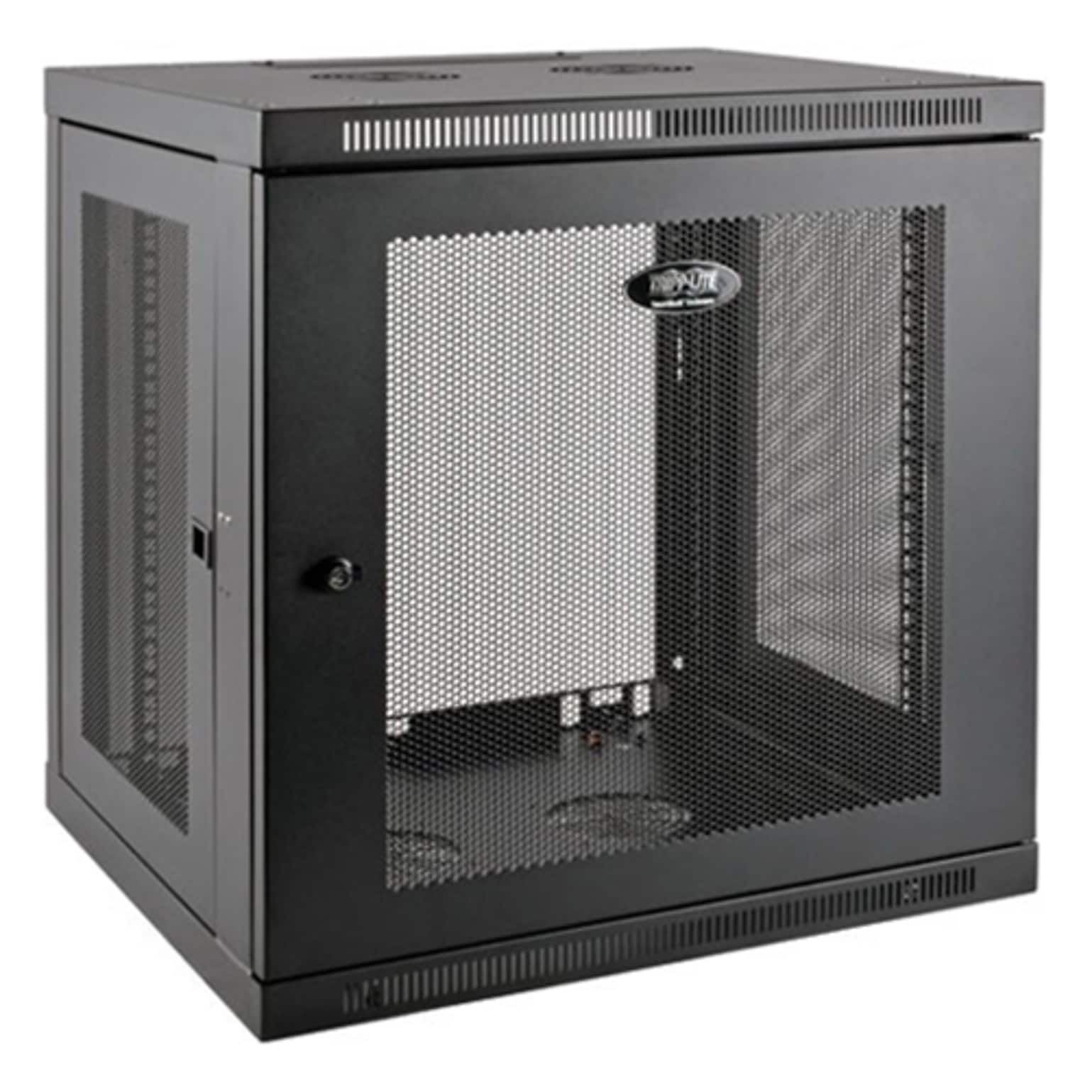 Tripp Lite SmartRack Low-Profile Switch-Depth-Plus Rack Cabinet, Black (SRW12UDP)