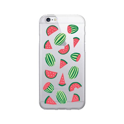 OTM  Prints Clear Phone Case, Watermelon Red, iPhone 7/7S (OP-IP7V1CG-A02-56)