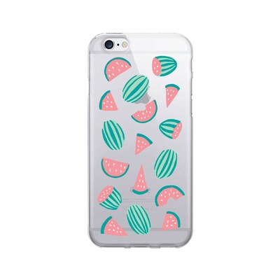 OTM  Prints Clear Phone Case, Watermelon Pink, iPhone 7/7S (OP-IP7V1CG-A02-57)