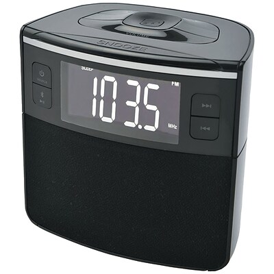 Sylvania Scr1986bt-as Bluetooth® Clock Radio With Auto-set Dual Alarm Clock & USB Charging