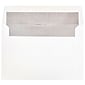 JAM Paper A9 Foil Lined Invitation Envelopes, 5.75 x 8.75, White with Silver Foil, 50/Pack (34078I)