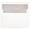 JAM Paper A9 Foil Lined Invitation Envelopes, 5.75 x 8.75, White with Silver Foil, 50/Pack (34078I)