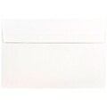 JAM Paper A9 Foil Lined Invitation Envelopes, 5.75 x 8.75, White with Silver Foil, 25/Pack (34078)