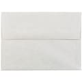 JAM Paper A6 Parchment Invitation Envelopes, 4.75 x 6.5, Pewter Grey Recycled, 25/Pack (35170)