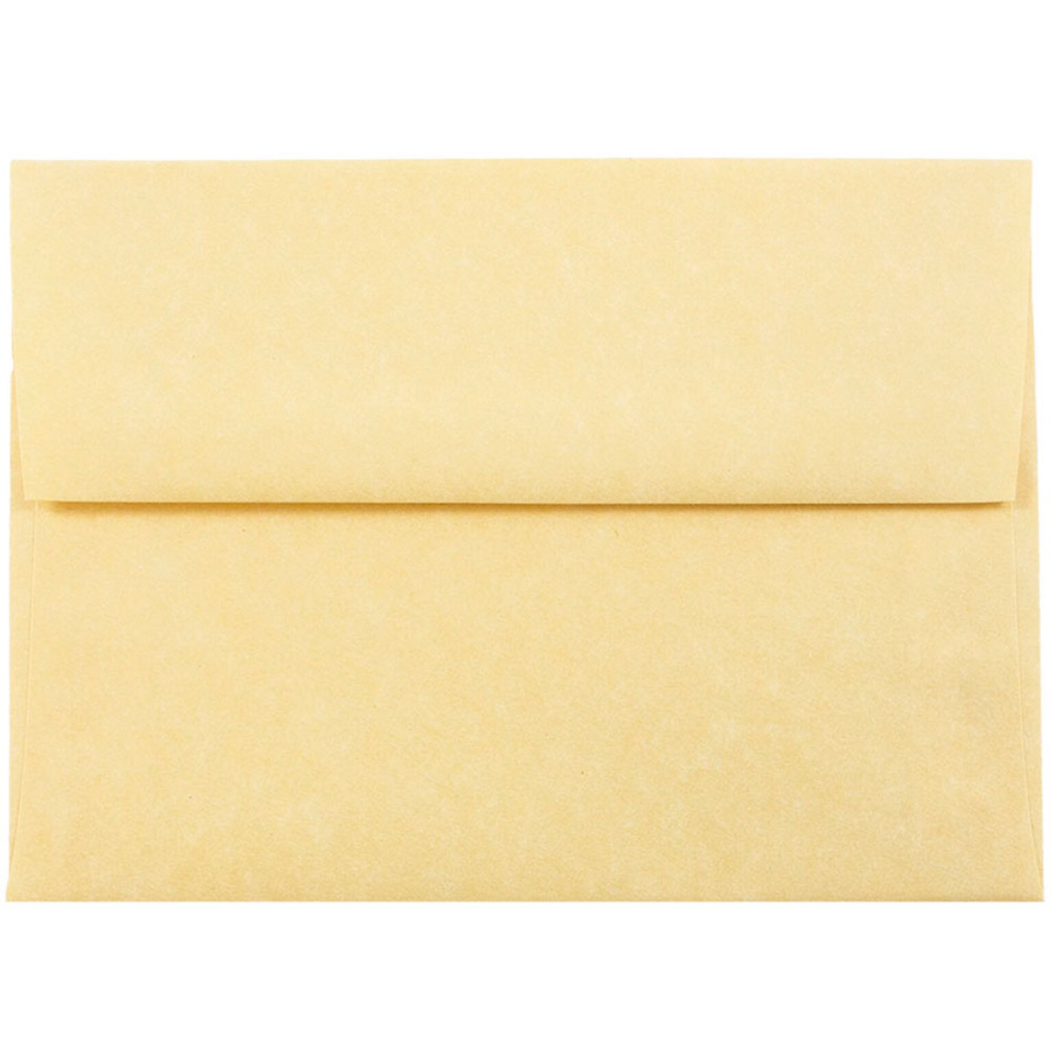 JAM Paper® A6 Parchment Invitation Envelopes, 4.75 x 6.5, Antique Gold Recycled, Bulk 250/Box (56721H)