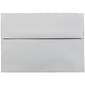 JAM Paper® A7 Passport Invitation Envelopes, 5.25 x 7.25, Granite Silver Recycled, Bulk 250/Box (71813H)