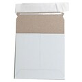 Stay-Flat Photo Mailer Stiff Envelopes with Self-Adhesive Closure, 6 x 6, White, Sold Individually (73286)