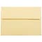 JAM Paper A7 Parchment Invitation Envelopes, 5.25 x 7.25, Antique Gold Recycled, 50/Pack (78758I)