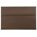 JAM Paper® A8 Invitation Envelopes, 5.5 x 8.125, Chocolate Brown Recycled, 25/Pack (233712)
