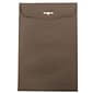JAM Paper® 6 x 9 Open End Catalog Envelopes with Clasp Closure, Chocolate Brown Recycled, 10/Pack (234784B)