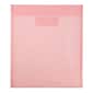 JAM Paper® Plastic Envelopes with Tuck Flap Closure, Letter Open End, 9 7/8 x 11 3/4, Red Poly, 12/P