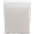Bubble Padded Mailers with Peel and Seal Closure, 10 x 13, Silver Metallic, 12/Pack (2744437)