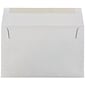 JAM Paper A10 Passport Invitation Envelopes, 6 x 9.5, Granite Silver Recycled, 25/Pack (2831490)