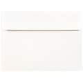JAM Paper A7 Foil Lined Invitation Envelopes, 5.25 x 7.25, White with Silver Foil, Bulk 250/Box (324