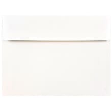 JAM Paper A7 Foil Lined Invitation Envelopes, 5.25 x 7.25, White with Silver Foil, 25/Pack (3243671)