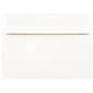 JAM Paper A7 Foil Lined Invitation Envelopes, 5.25 x 7.25, White with Silver Foil, 50/Pack (3243671I)