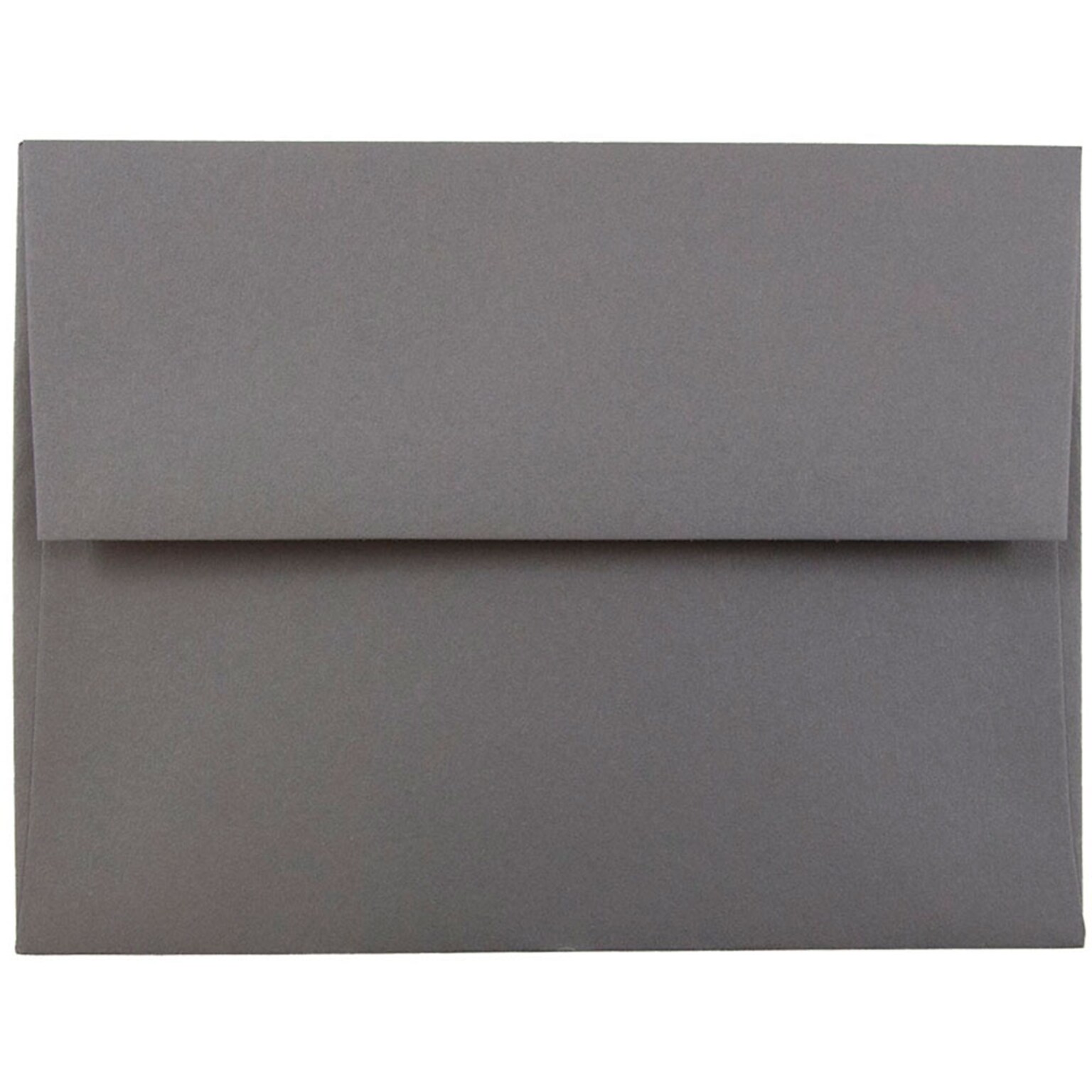 JAM Paper A2 Invitation Envelopes, 4.375 x 5.75, Dark Grey, 25/Pack (36396432)
