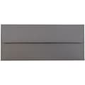 JAM Paper® #10 Business Envelopes, 4.125 x 9.5, Dark Grey, Bulk 500/Box (36396438H)