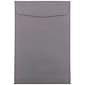 JAM Paper 6" x 9" Open End Catalog Envelopes, Dark Grey, 10/Pack (51285796B)