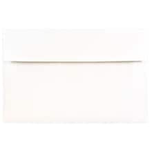 JAM Paper A10 Foil Lined Invitation Envelopes, 6 x 9.5, White with Silver Foil, 50/Pack (900905601I)