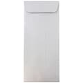 JAM Paper® #10 Policy Metallic Envelopes, 4.125 x 9.5, Stardream Silver, 25/Pack (900905922)