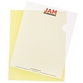 JAM Paper Plastic Sleeves, 9 x 12, Yellow, 12/Pack (2226316991)