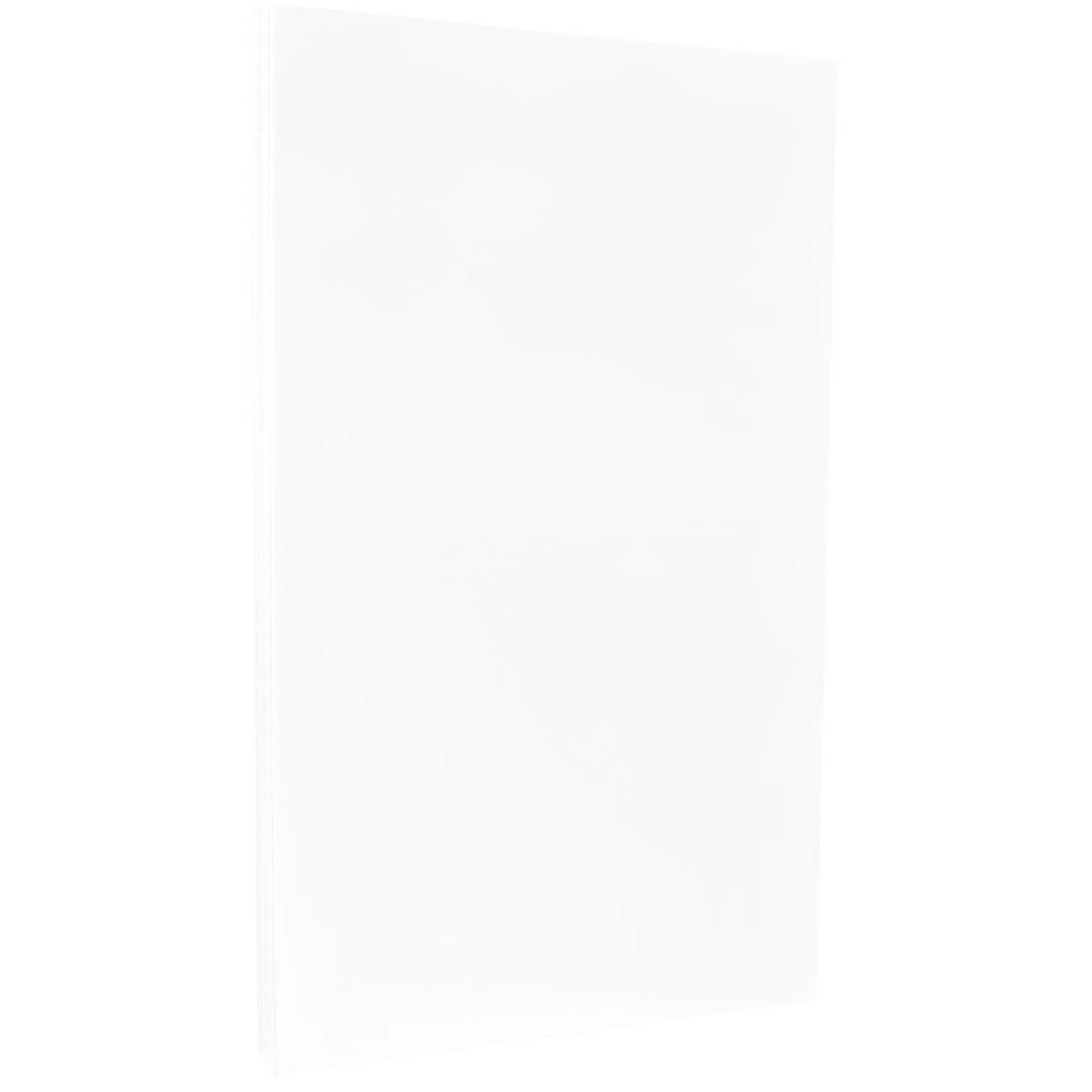 JAM Paper Legal Strathmore, 8.5 x 14, Business paper, 32 lbs., Bright White Wove, 100 Sheets/Pack (2203719135)