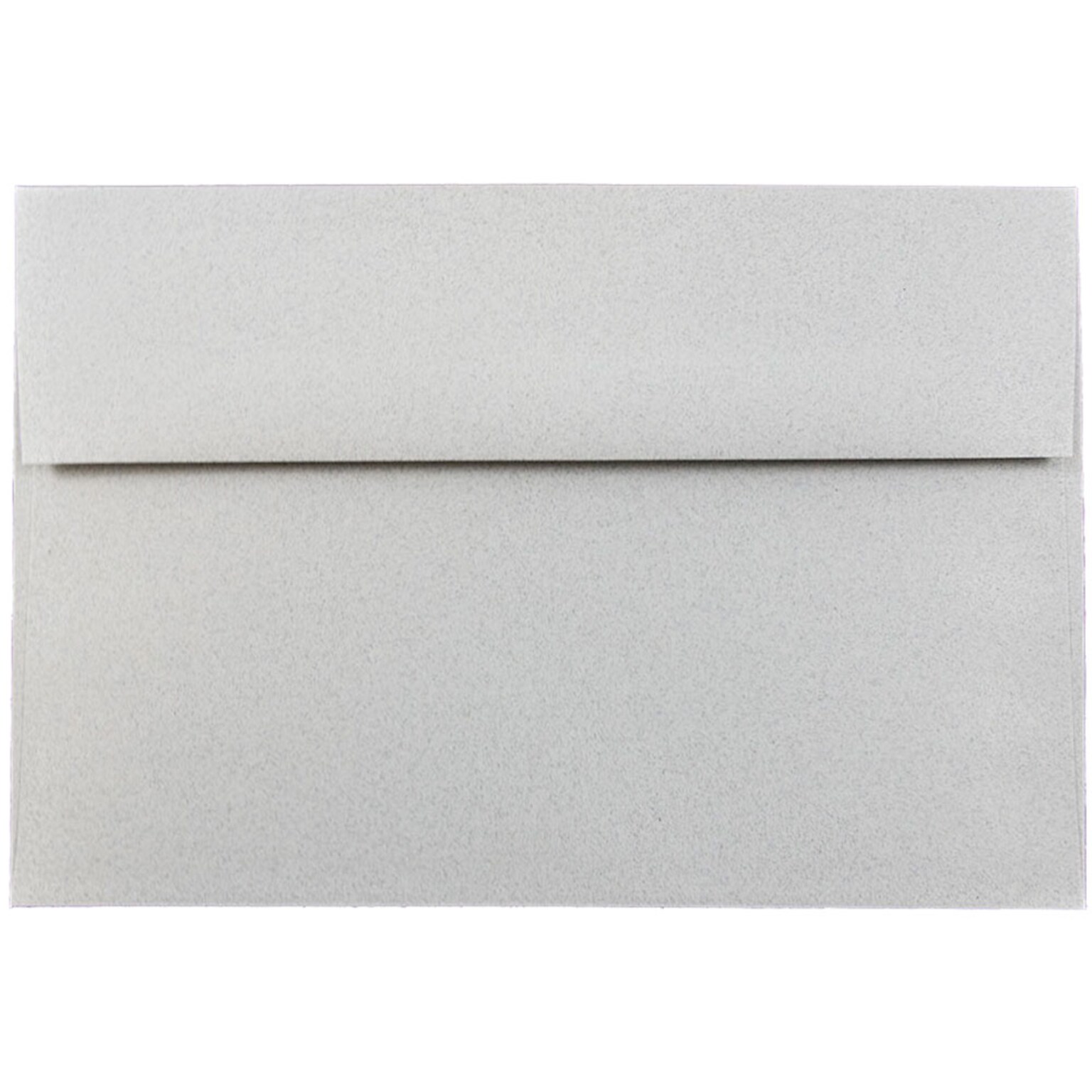 JAM Paper A8 Passport Invitation Envelopes, 5.5 x 8.125, Granite Silver Recycled, 25/Pack (CPPT755)