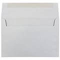 JAM Paper A8 Passport Invitation Envelopes, 5.5 x 8.125, Granite Silver Recycled, 25/Pack (CPPT755)