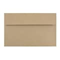 JAM Paper A10 Invitation Envelopes, 6 x 9.5, Brown Kraft Paper Bag, 50/Pack (LEKR850I)