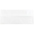 JAM Paper® #10 Business Translucent Vellum Envelopes, 4.125 x 9.5, Platinum Silver, 25/Pack (PACV366)