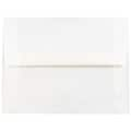 JAM Paper A2 Translucent Vellum Invitation Envelopes, 4.375 x 5.75, Platinum Silver, 50/Pack (PACV61