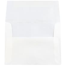 JAM Paper A2 Translucent Vellum Invitation Envelopes, 4.375 x 5.75, Platinum Silver, 50/Pack (PACV61