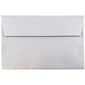 JAM Paper A10 Metallic Invitation Envelopes, 6 x 9.5, Stardream Silver, Bulk 250/Box (SD5390 06H)