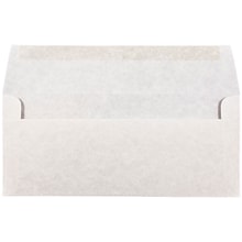 JAM Paper® #10 Parchment Business Envelopes, 4.125 x 9.5, Pewter Grey Recycled, 25/Pack (V01726)