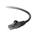 Belkin® TAA980-03-BLK-S 3 RJ-45 to RJ-45 Male/Male Cat6 Snagless Patch Cable, Black