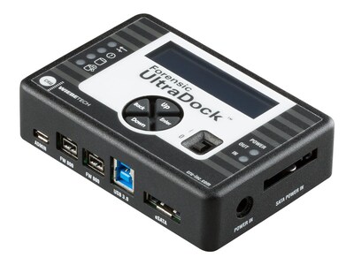 WiebeTech® Forensic UltraDock External SATA/300/PCI Express/IDE Drive Dock, Black (FUDv5.5)