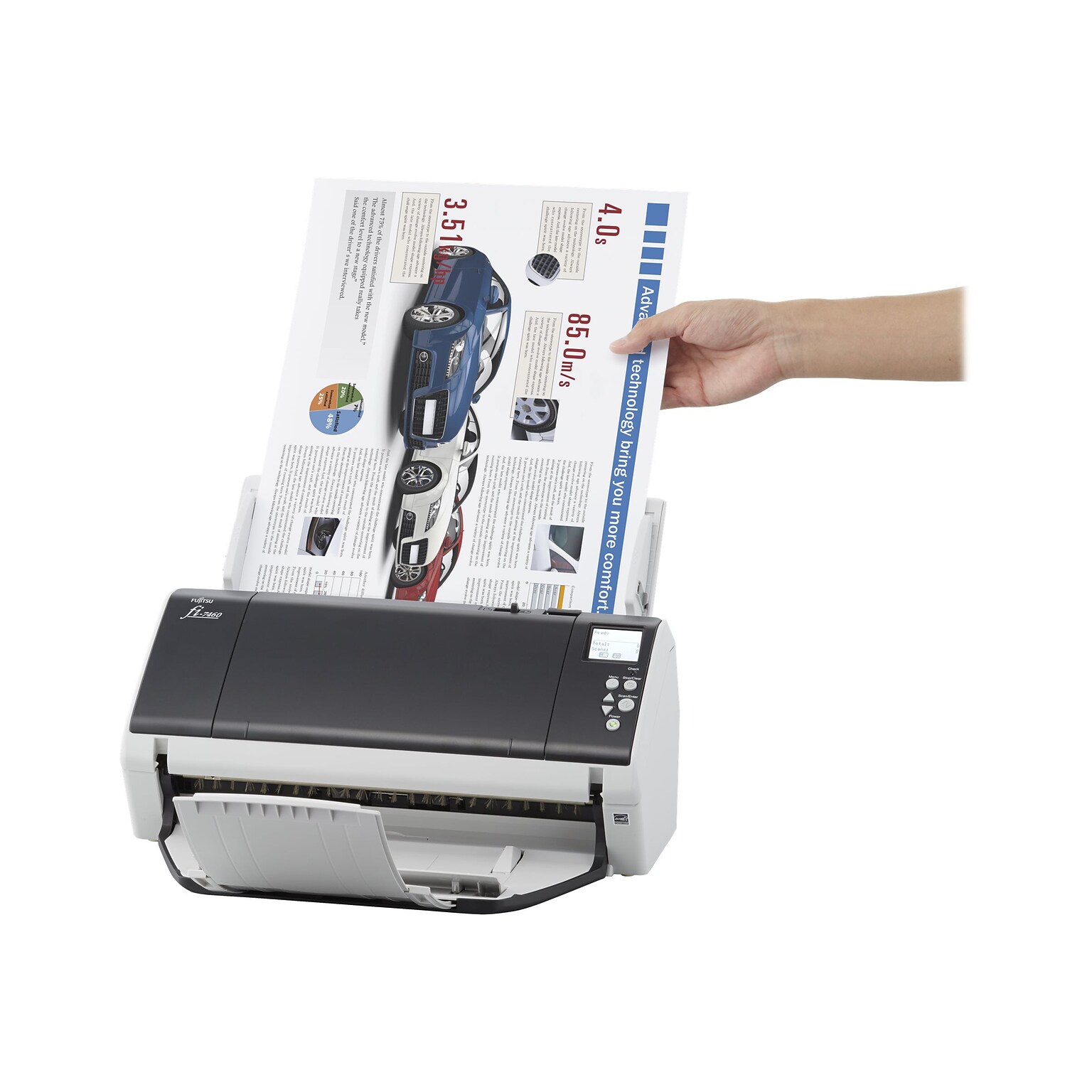 Fujitsu fi-7480 600 dpi Color Sheetfed Scanner