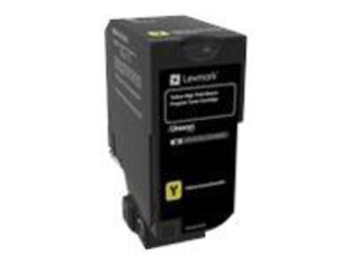 Lexmark™ High Yield Return Program Toner Cartridge, Yellow, 12000 Page (74C1HY0)